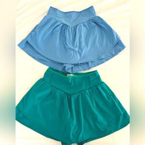 Pant Store athletic skorts bundle. Skirt in front and shorts in back